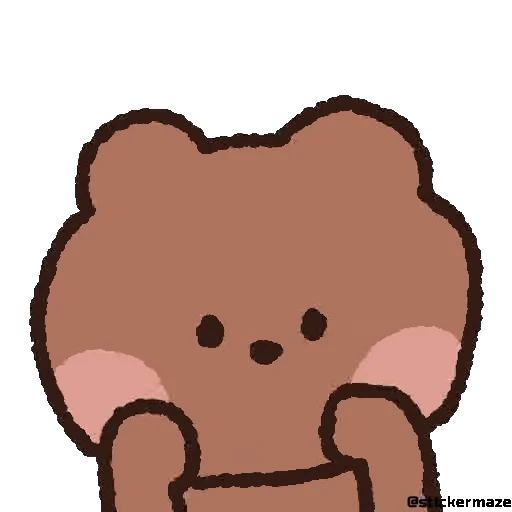 😳 Стикер «Cute vibes» для Telegram