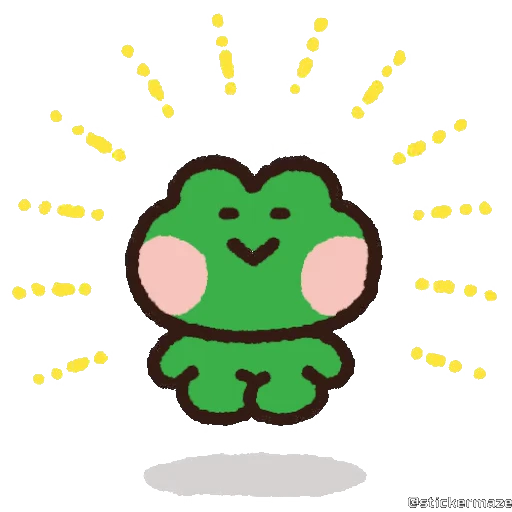 🧘 Стикер «Cute vibes» для Telegram