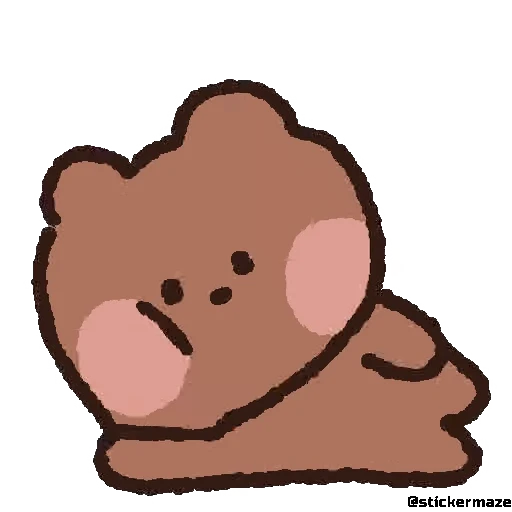 😫 Стикер «Cute vibes» для Telegram