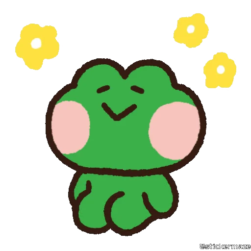 😁 Стикер «Cute vibes» для Telegram