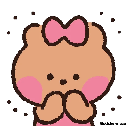 👏 Стикер «Cute vibes» для Telegram