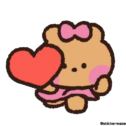 😘 Стикер «Cute vibes» для Telegram