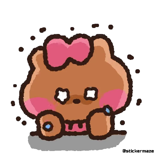 😭 Стикер «Cute vibes» для Telegram