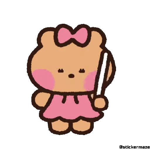 🪞 Стикер «Cute vibes» для Telegram