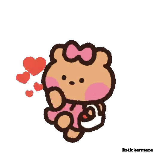 ❤️ Стикер «Cute vibes» для Telegram