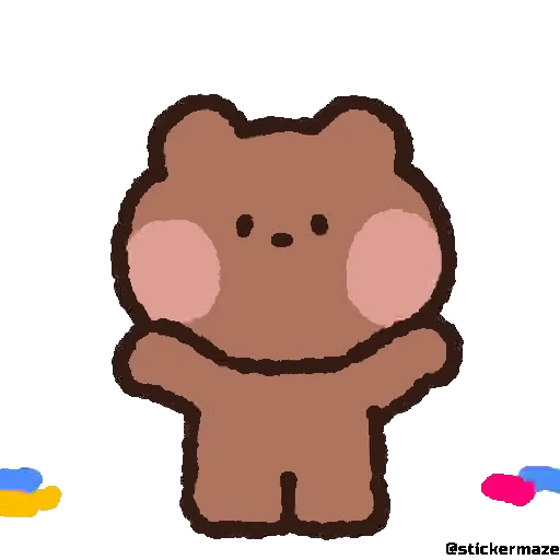🥳 Стикер «Cute vibes» для Telegram