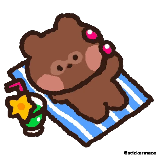 😎 Стикер «Cute vibes» для Telegram