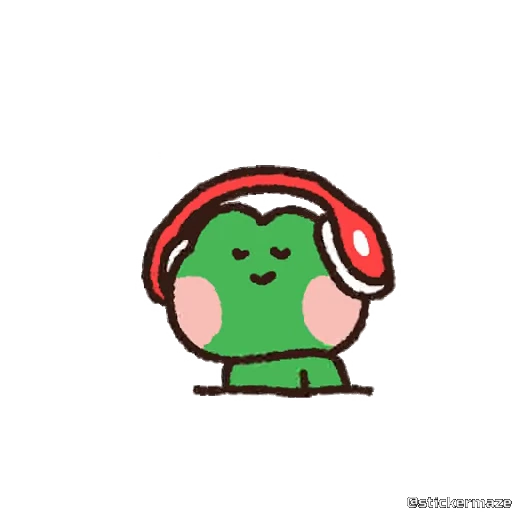 🎧 Стикер «Cute vibes» для Telegram