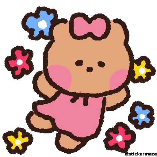🌹 Стикер «Cute vibes» для Telegram