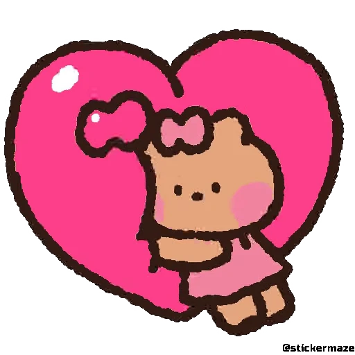 Стикерпак Cute vibes для Telegram