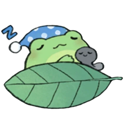 😴 Стикер «Cute Froggy» для Telegram