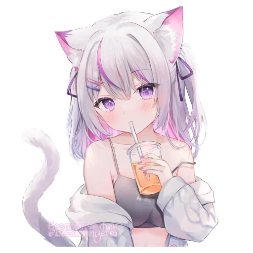 🥤 Стикер «Cute Art» для Telegram