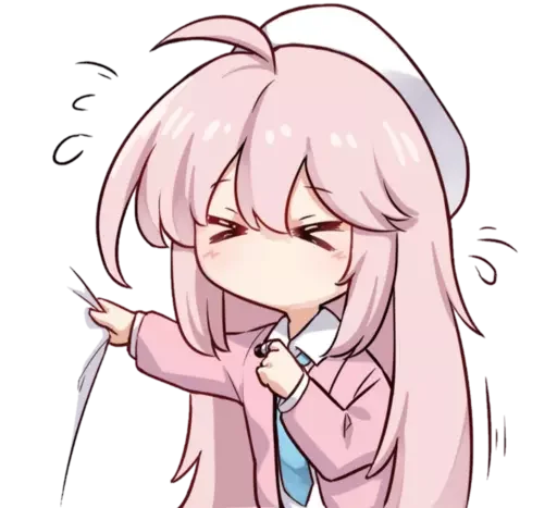😆 Стикер «Cute girl» для Telegram