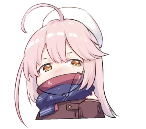 Стикерпак Cute girl для Telegram