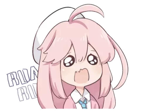 🥺 Стикер «Cute girl» для Telegram