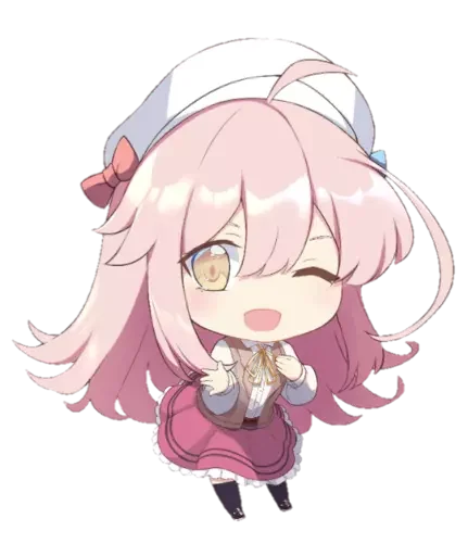 😉 Стикер «Cute girl» для Telegram
