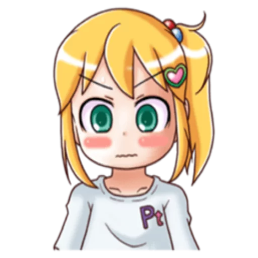😐 Стикер «Girlscute» для Telegram