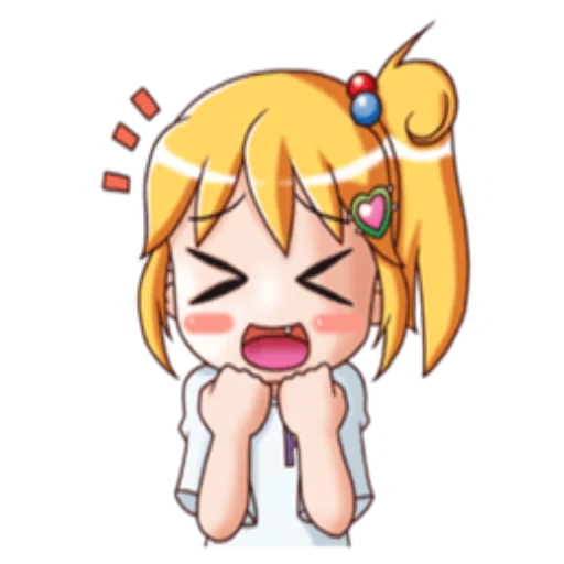 😆 Стикер «Girlscute» для Telegram