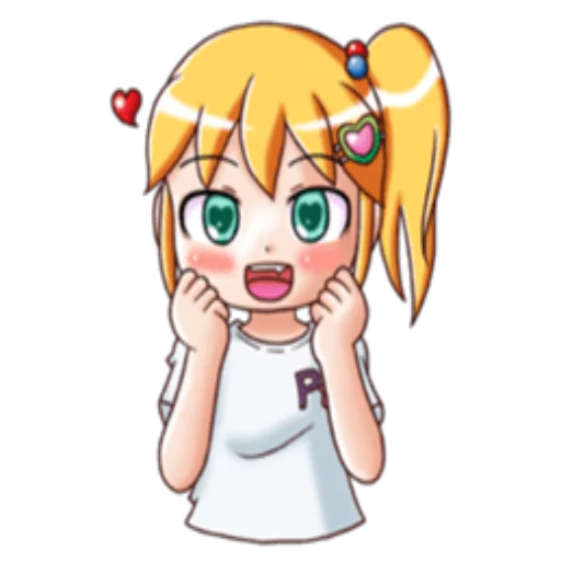 😀 Стикер «Girlscute» для Telegram