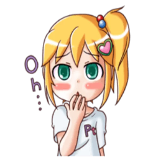 😮 Стикер «Girlscute» для Telegram