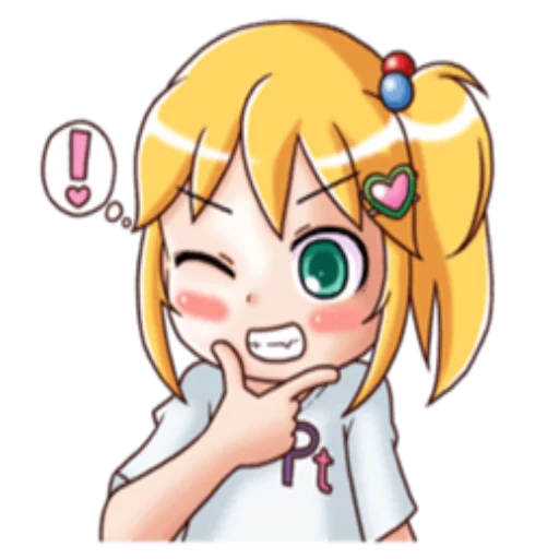 😁 Стикер «Girlscute» для Telegram