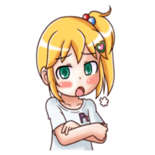 😟 Стикер «Girlscute» для Telegram