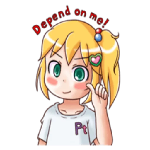 😏 Стикер «Girlscute» для Telegram