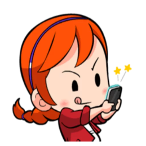 📱 Стикер «Girlscute» для Telegram