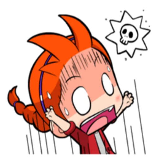 😰 Стикер «Girlscute» для Telegram