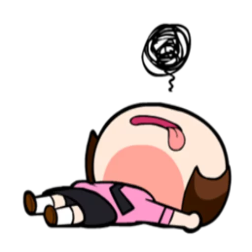 😵 Стикер «Girlscute» для Telegram