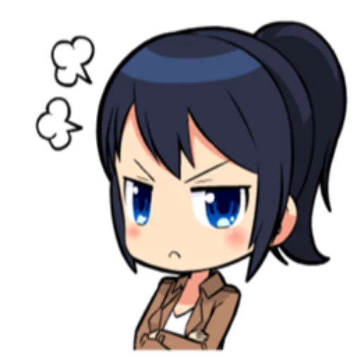 😠 Стикер «Girlscute» для Telegram