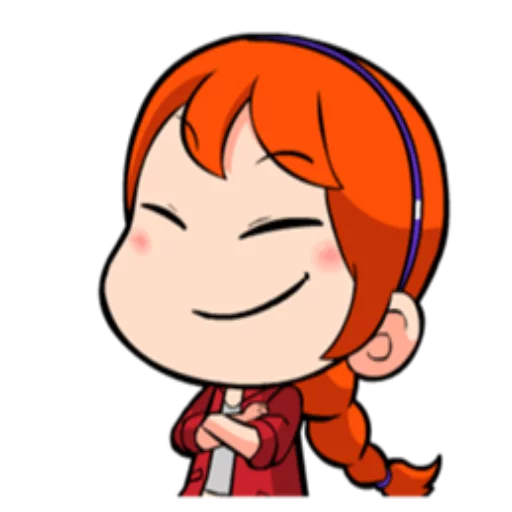 😌 Стикер «Girlscute» для Telegram