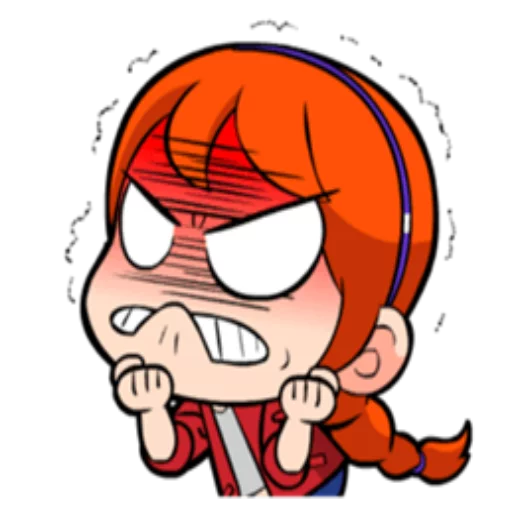 😤 Стикер «Girlscute» для Telegram