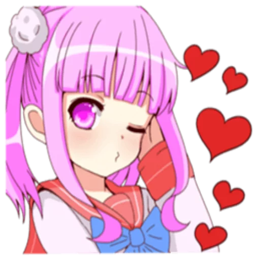 😘 Стикер «Girlscute» для Telegram