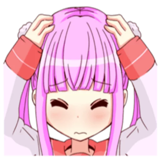 😖 Стикер «Girlscute» для Telegram