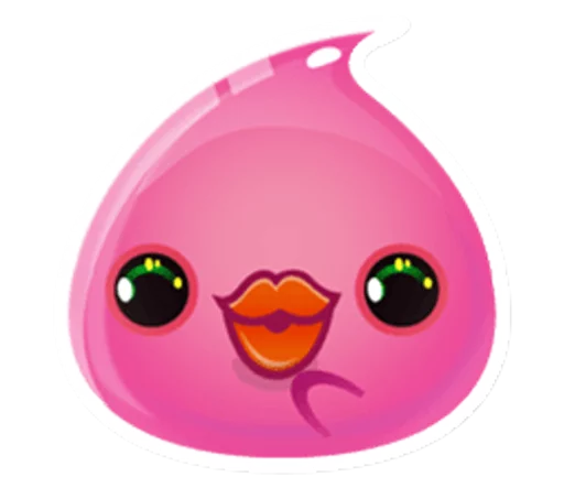 💋 Стикер «Cute and adorable jelly» для Telegram