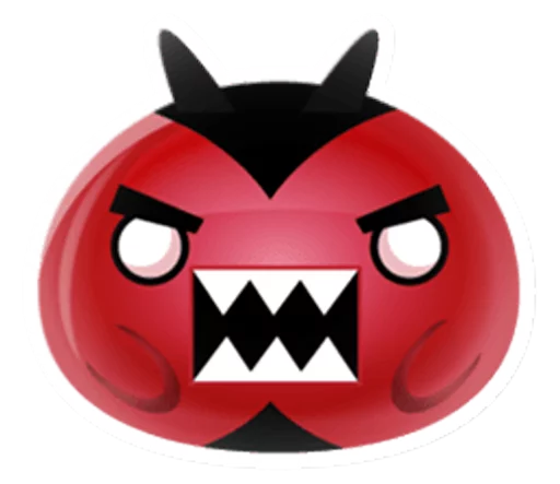 👿 Стикер «Cute and adorable jelly» для Telegram