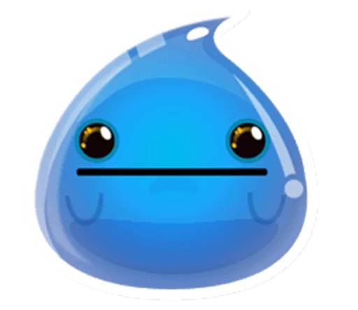 😐 Стикер «Cute and adorable jelly» для Telegram