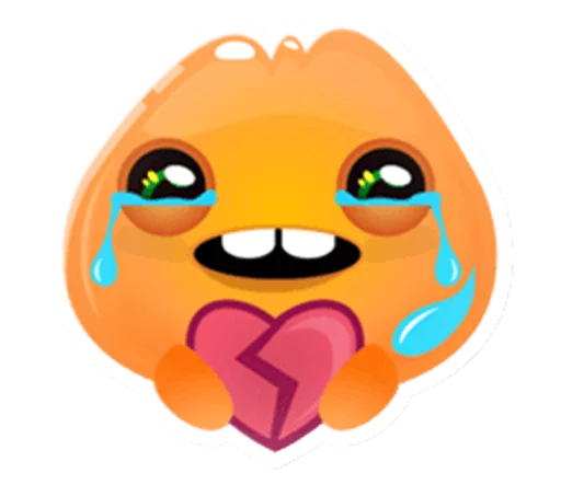 💔 Стикер «Cute and adorable jelly» для Telegram