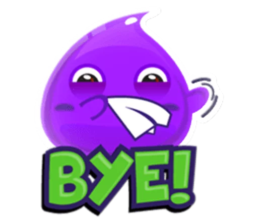 👋 Стикер «Cute and adorable jelly» для Telegram