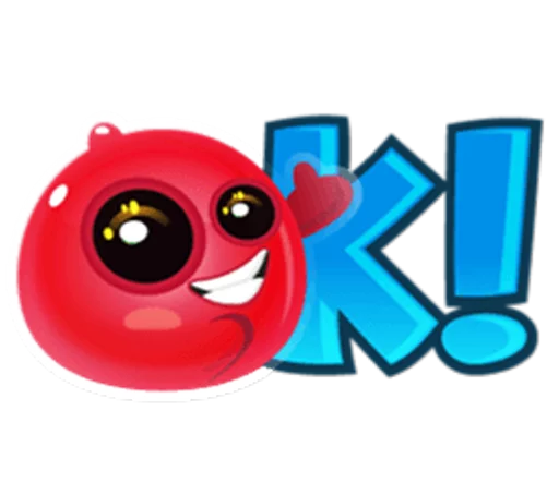 👌 Стикер «Cute and adorable jelly» для Telegram
