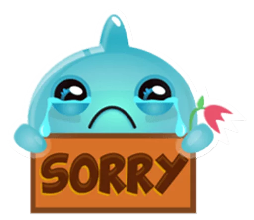 🙁 Стикер «Cute and adorable jelly» для Telegram
