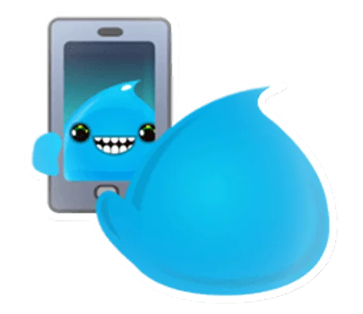 📱 Стикер «Cute and adorable jelly» для Telegram