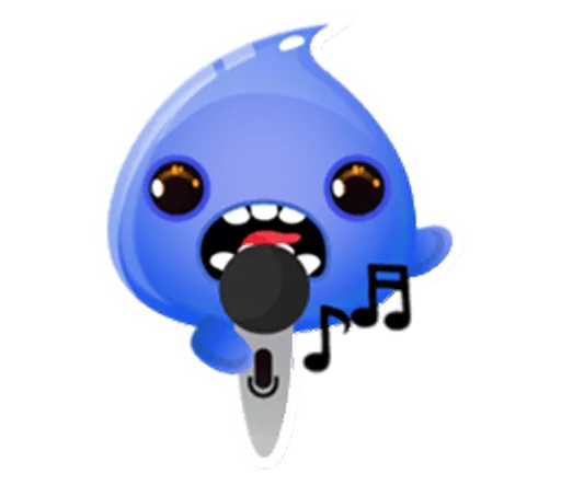 🎤 Стикер «Cute and adorable jelly» для Telegram