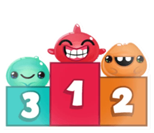 😁 Стикер «Cute and adorable jelly» для Telegram