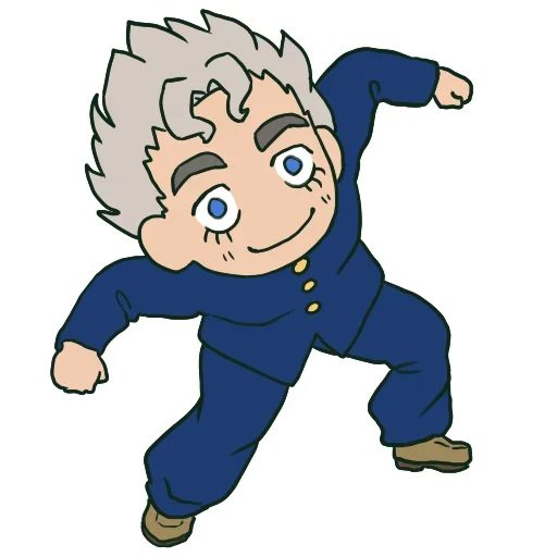 🙃 Стикер «Cute JoJo&;s» для Telegram