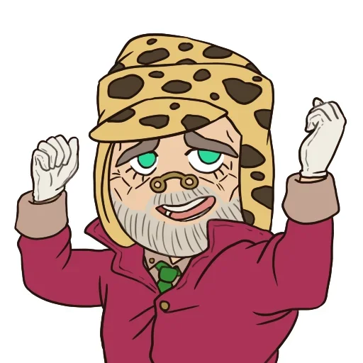 👨‍🦳 Стикер «Cute JoJo&;s» для Telegram