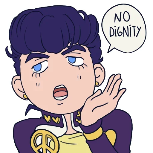 👎 Стикер «Cute JoJo&;s» для Telegram