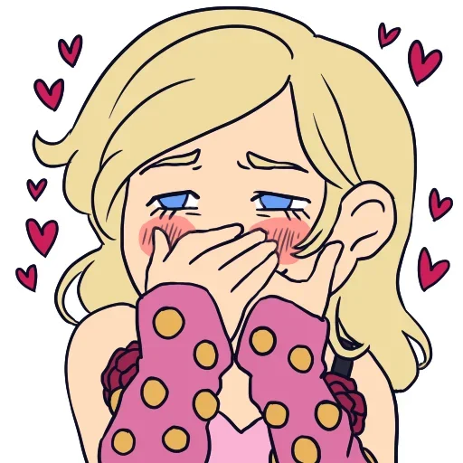 🥰 Стикер «Cute JoJo&;s» для Telegram