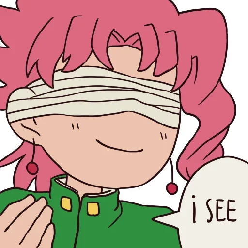 🧑‍🦯 Стикер «Cute JoJo&;s» для Telegram